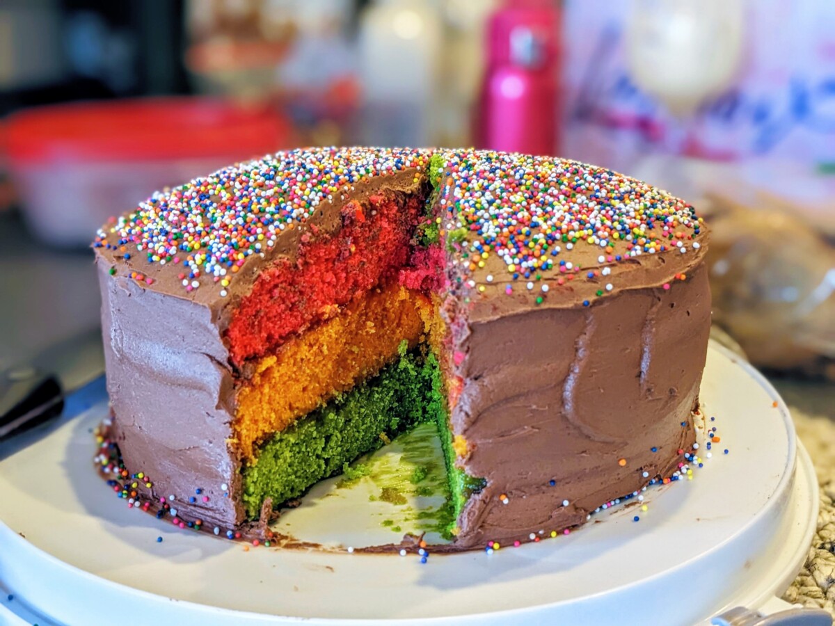 Italian Rainbow Cookie Cake - Always Order Dessert